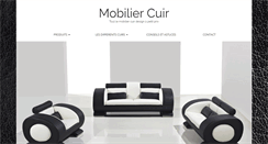 Desktop Screenshot of mobiliercuir.com